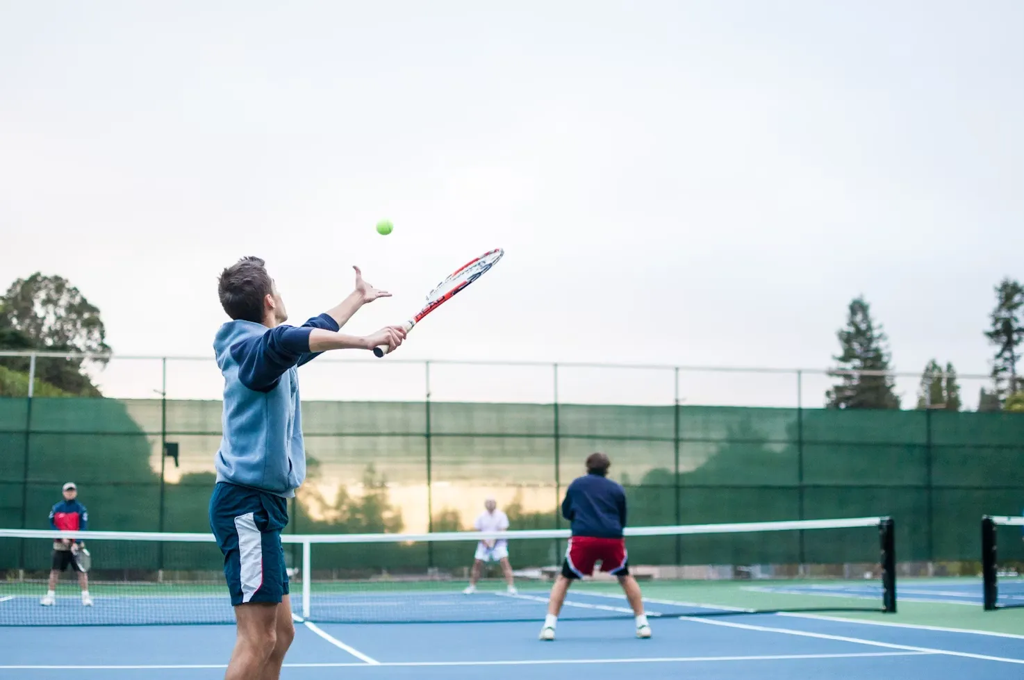 Cancha de tenis del club